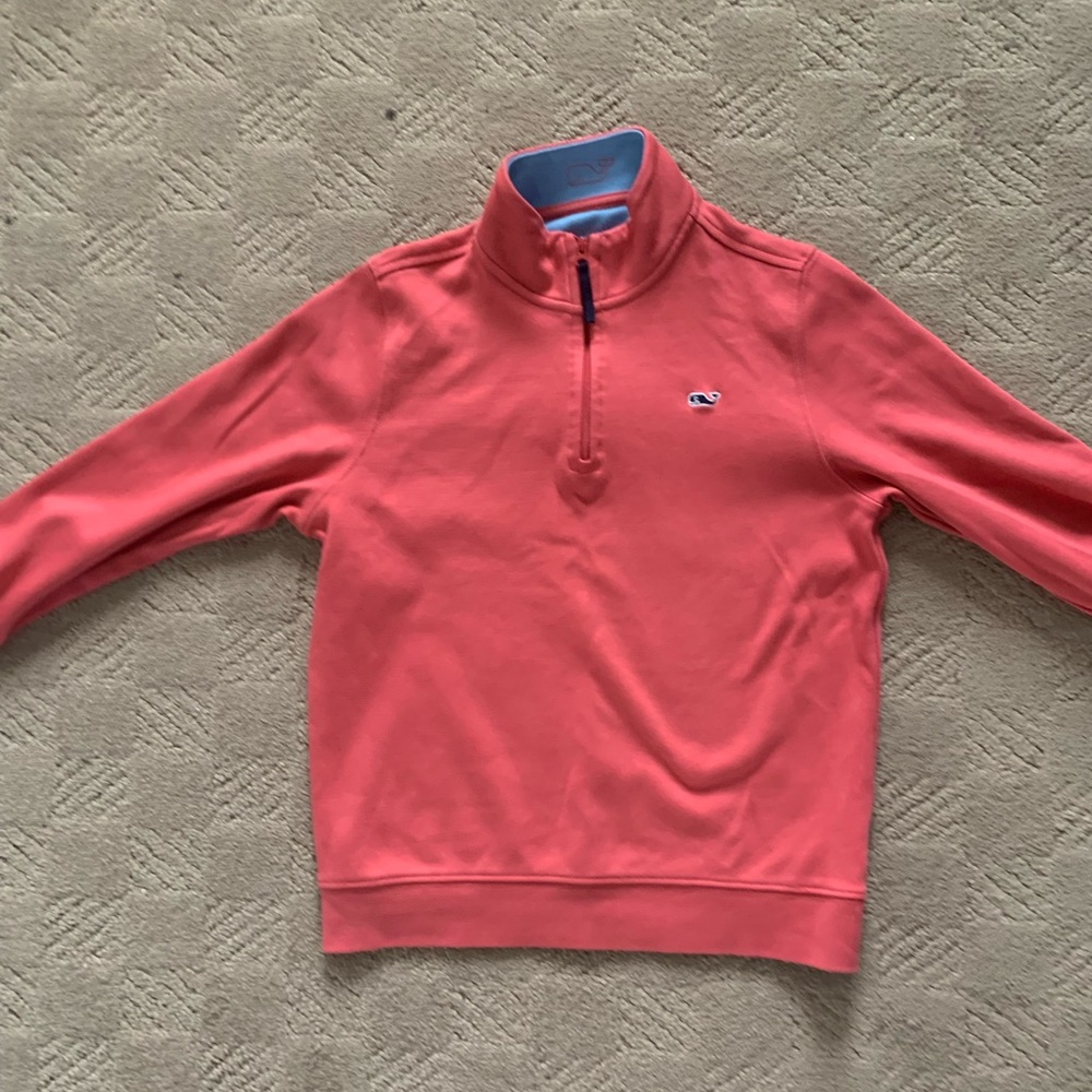 Boys Size Small Vineyard Vines Salmon Pullover